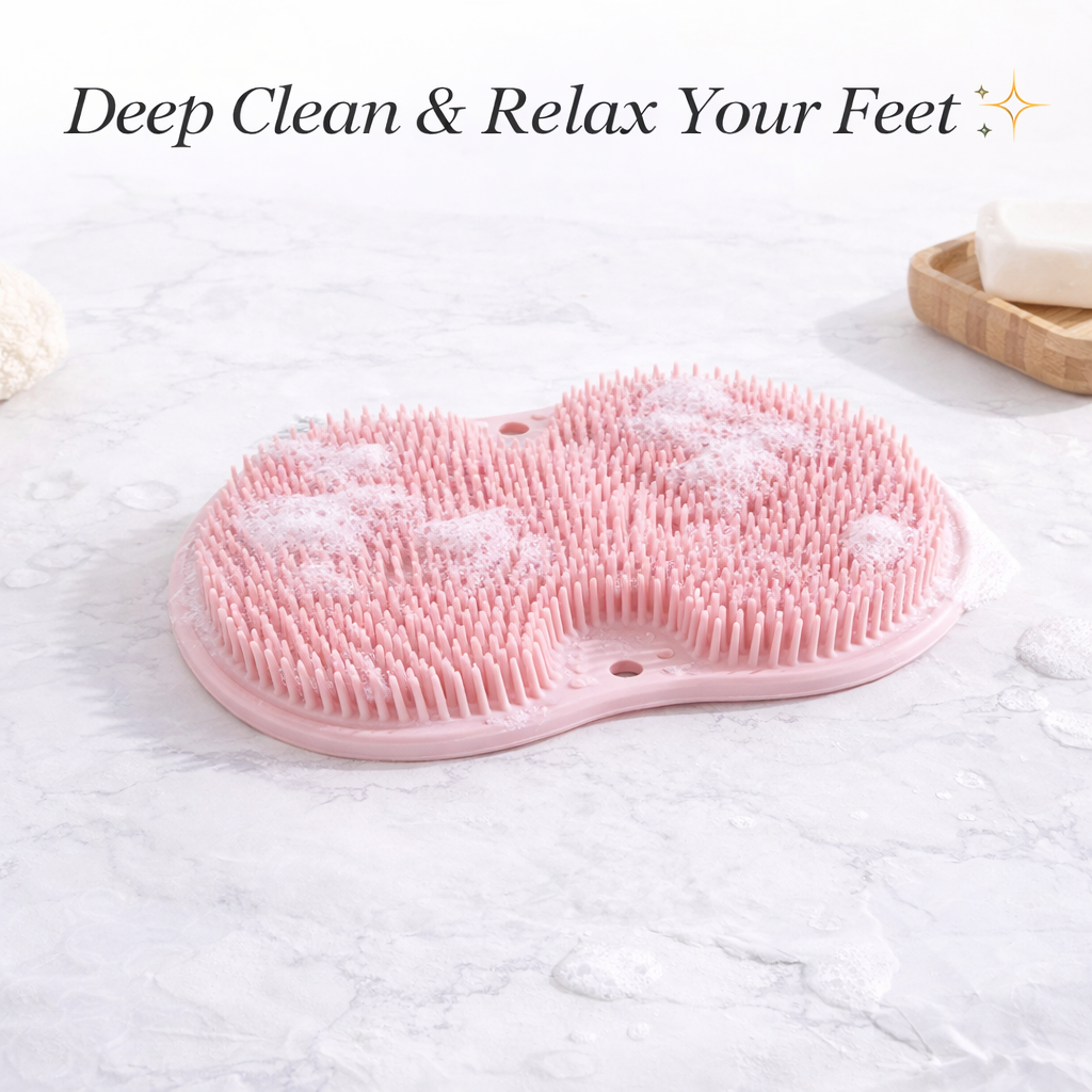 Silicone Foot Scrubber – Deep Clean & Massage