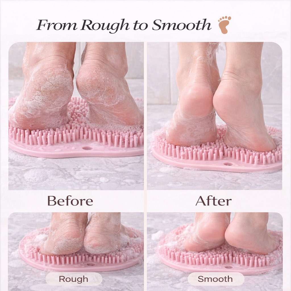 Silicone Foot Scrubber – Deep Clean & Massage